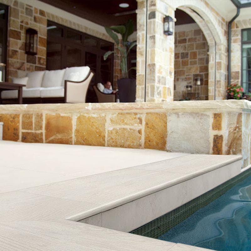 Caldera Blanca 2cm Bullnose Pool Coping 13x24 - Image 2