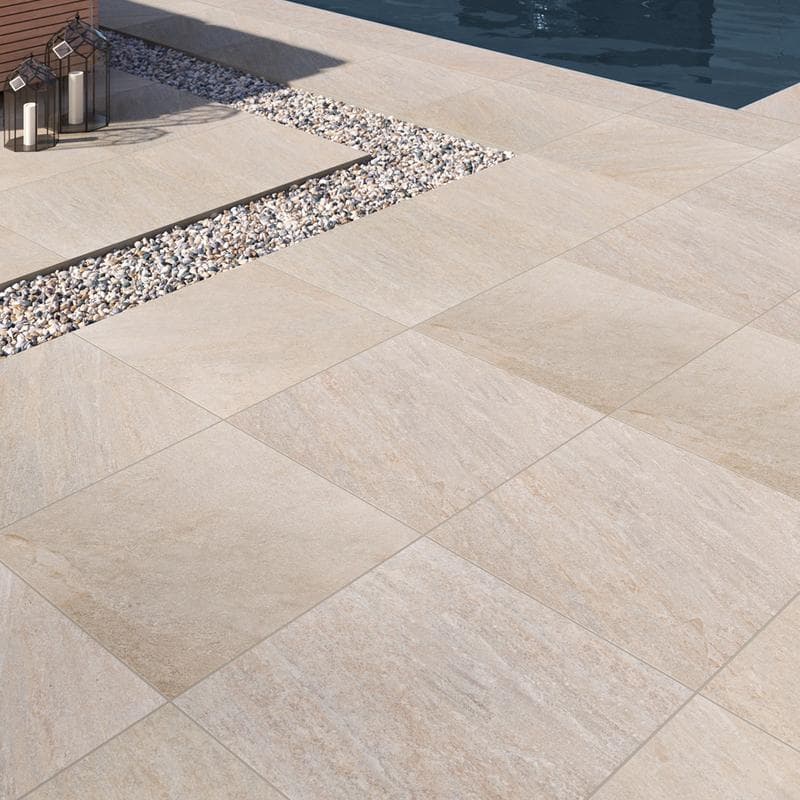 Quartz Beige 2cm Paver 24x24 - Image 5
