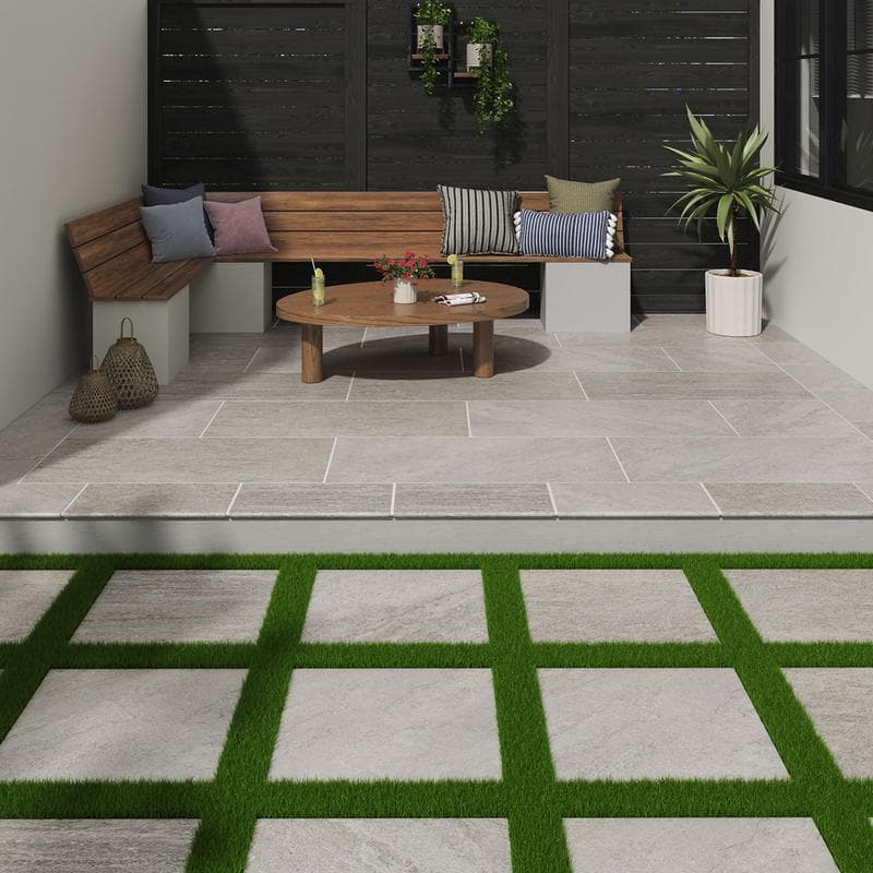 Quartz Silver 2cm Paver 24x24 - Image 9