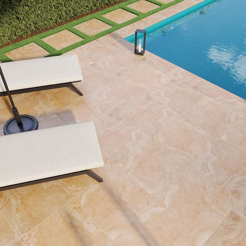 Tierra Beige 2cm Paver 24x24 - Image 3