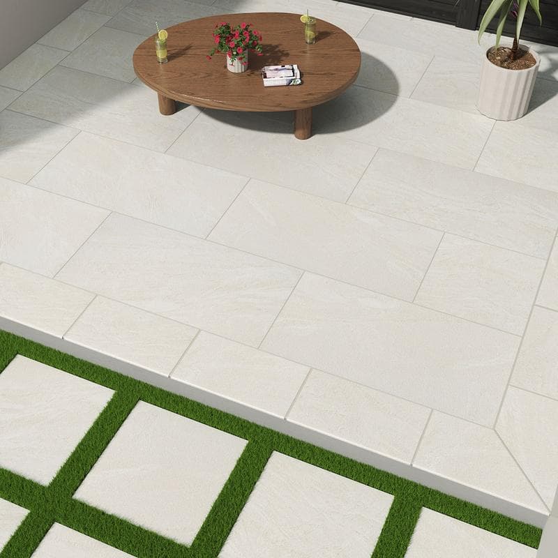 Vortexa Ivory 2cm Paver 24x24 - Image 4