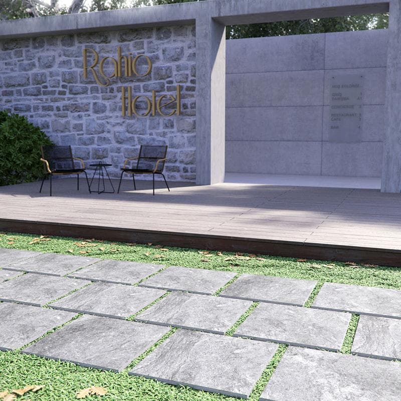 Vulkon Grey 2cm Paver 24x24 - Image 5