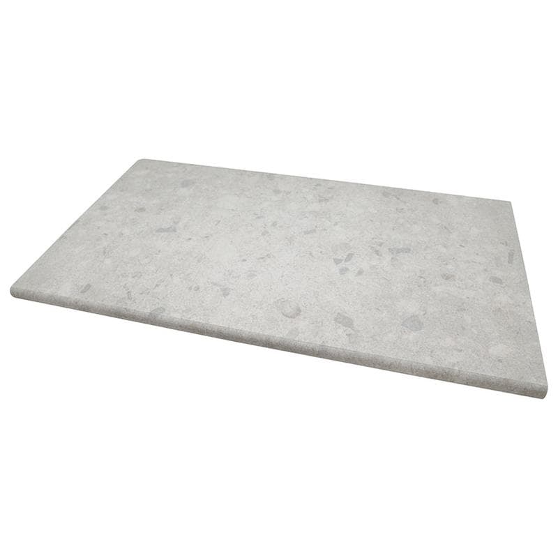 Terrazo Glacier 2cm Bullnose Pool Coping 13x24 - Image 1