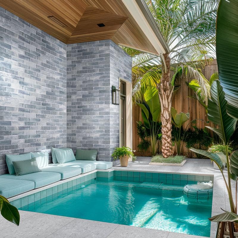 Terrazo Glacier 2cm Bullnose Pool Coping 13x24 - Image 4