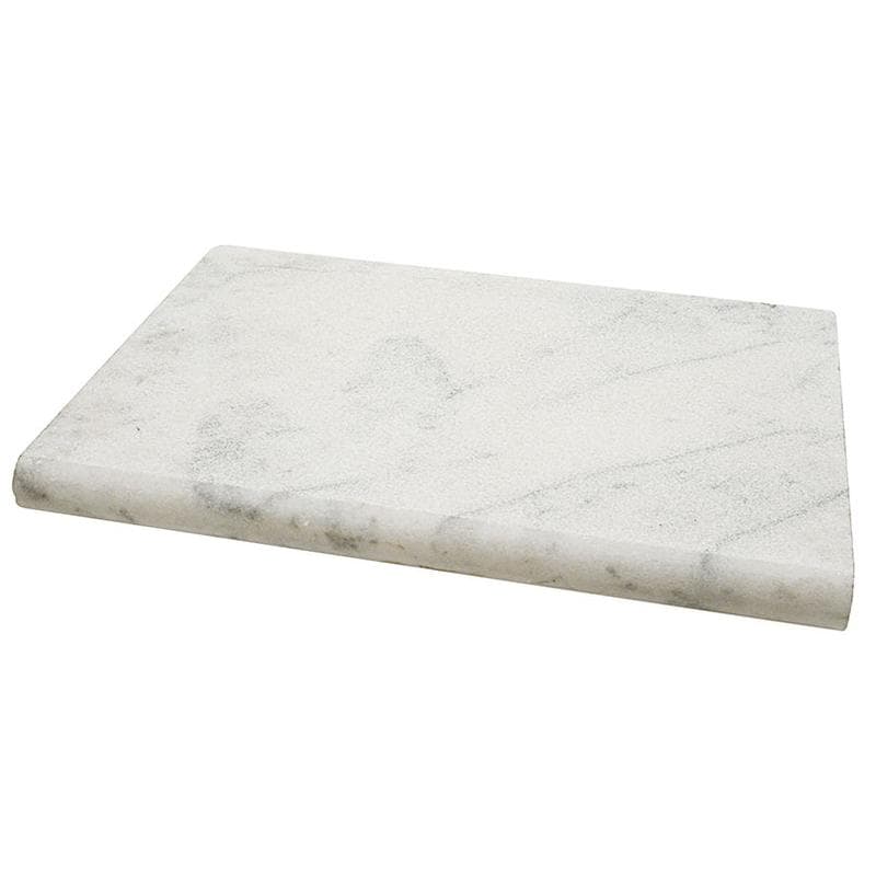 Sierra White 3cm Bullnose Pool Coping 12x24 - Image 1