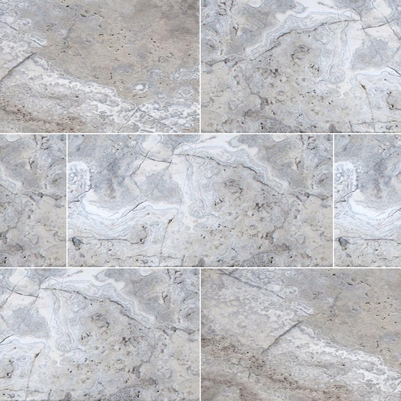 Silver Travertine 3cm Paver 16x24 - Image 1