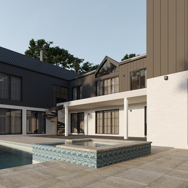 Aquabella Fjord Misty 1x2 Glass Mosaic 12"x12" Pool Tile (FJ-1299) - Image 5