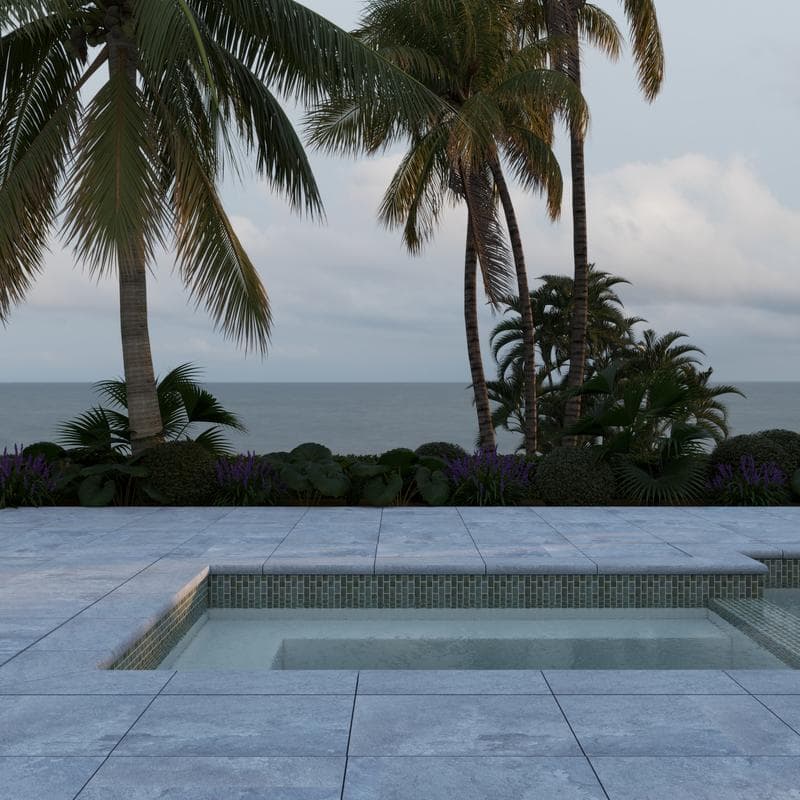 Aquabella North Seas Caspian 1x2 Glass Mosaic 12"x12" Pool Tile (NS-1213) - Image 7