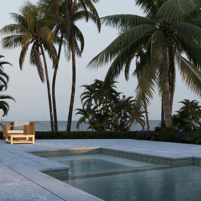 Aquabella North Seas Caspian 1x2 Glass Mosaic 12"x12" Pool Tile (NS-1213) - Image 6