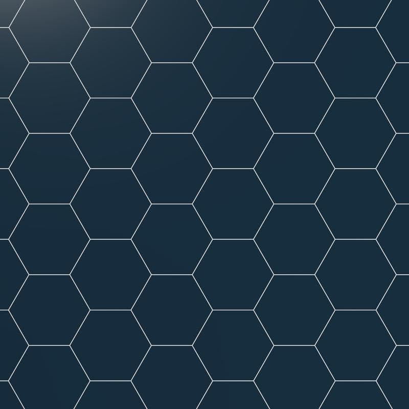 Marquise Hexagon Azul Matte 5x6 - Image 6