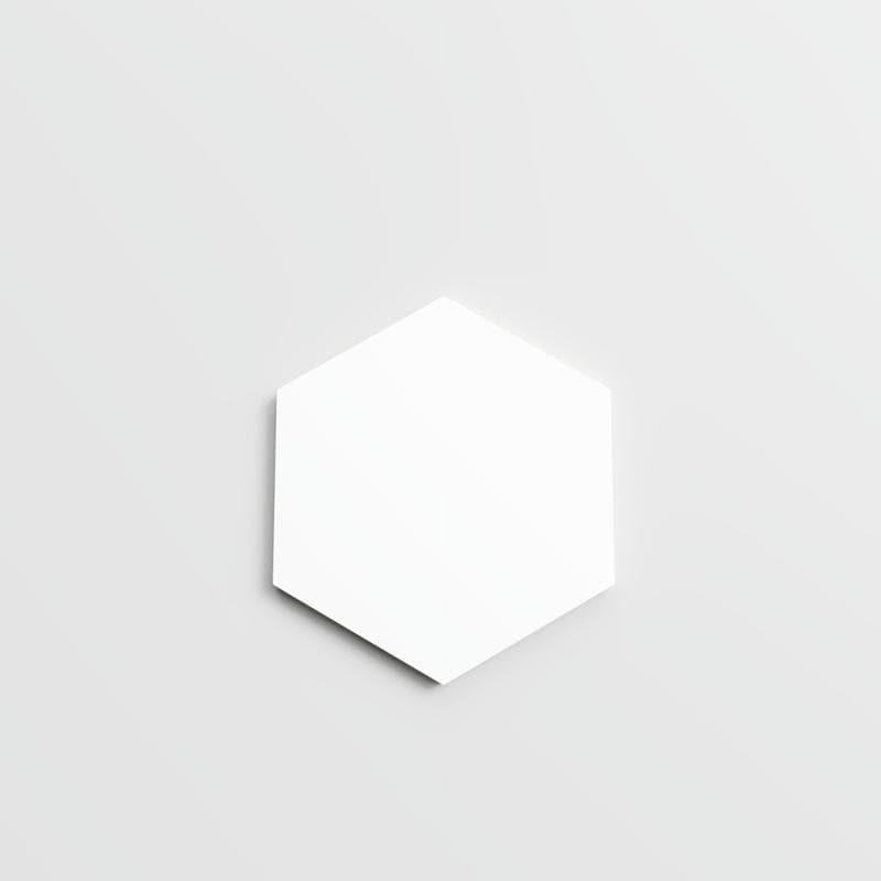 Marquise Hexagon Blanco Matte 5x6 - Image 3