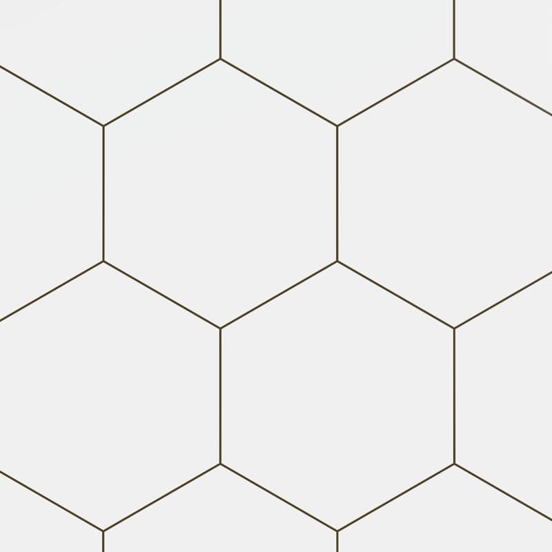 Marquise Hexagon Blanco Matte 5x6 - Image 1