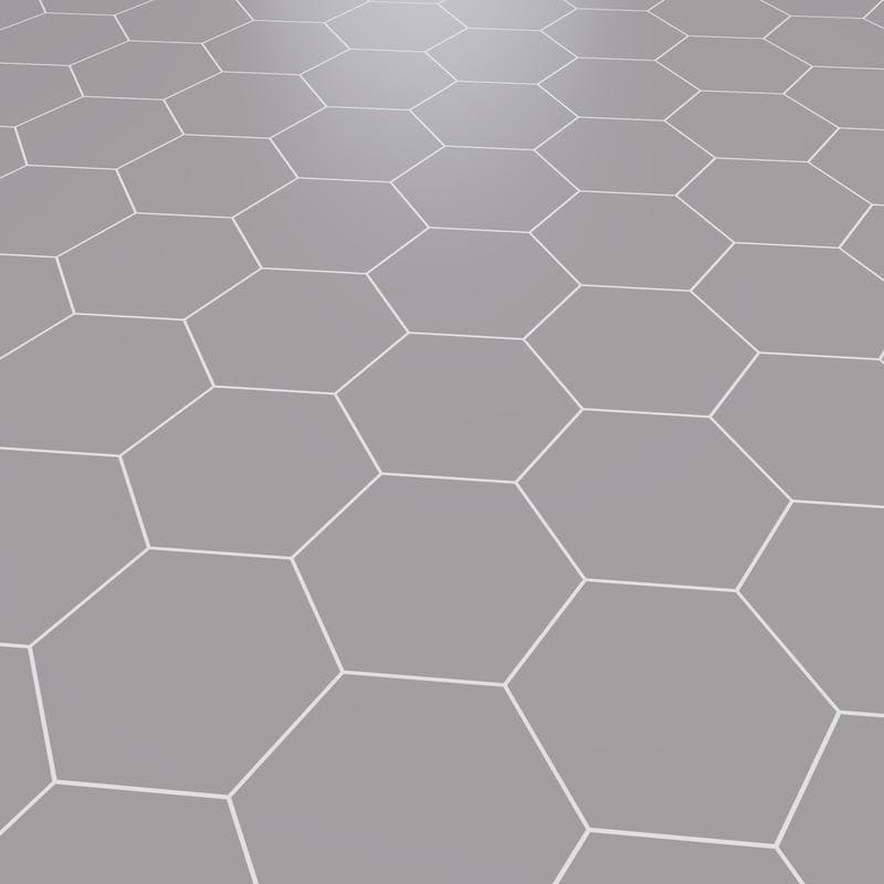 Marquise Hexagon Gris Matte 5x6 - Image 5