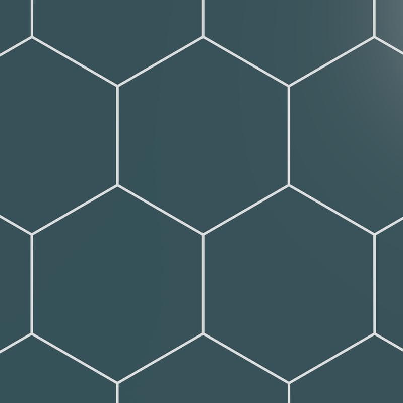 Marquise Hexagon Verde Matte 5x6 - Image 1