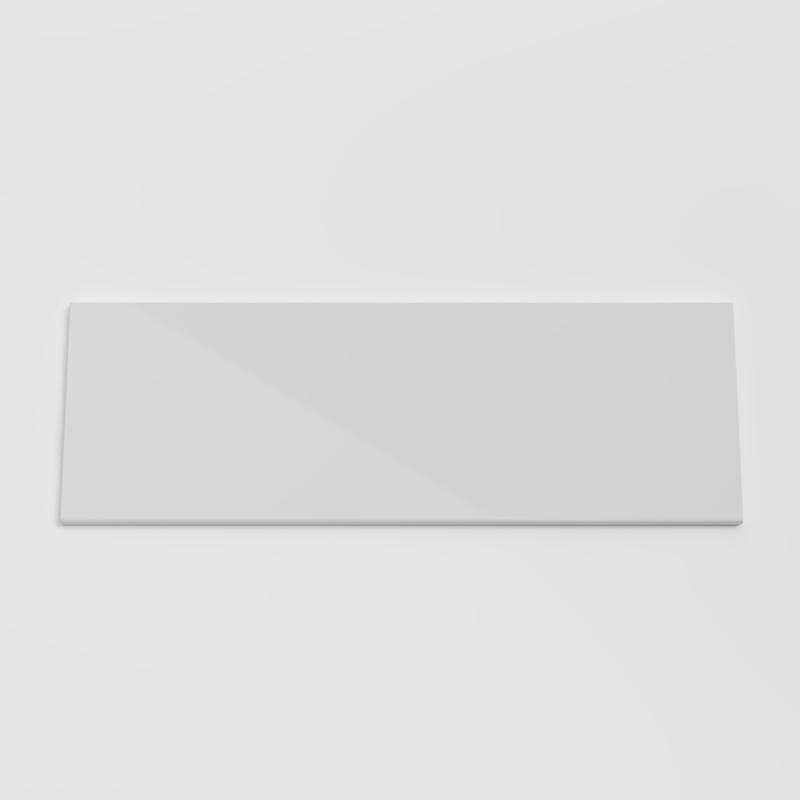 Mood Bright Tender Gray 6x18 Single Bullnose - Image 1