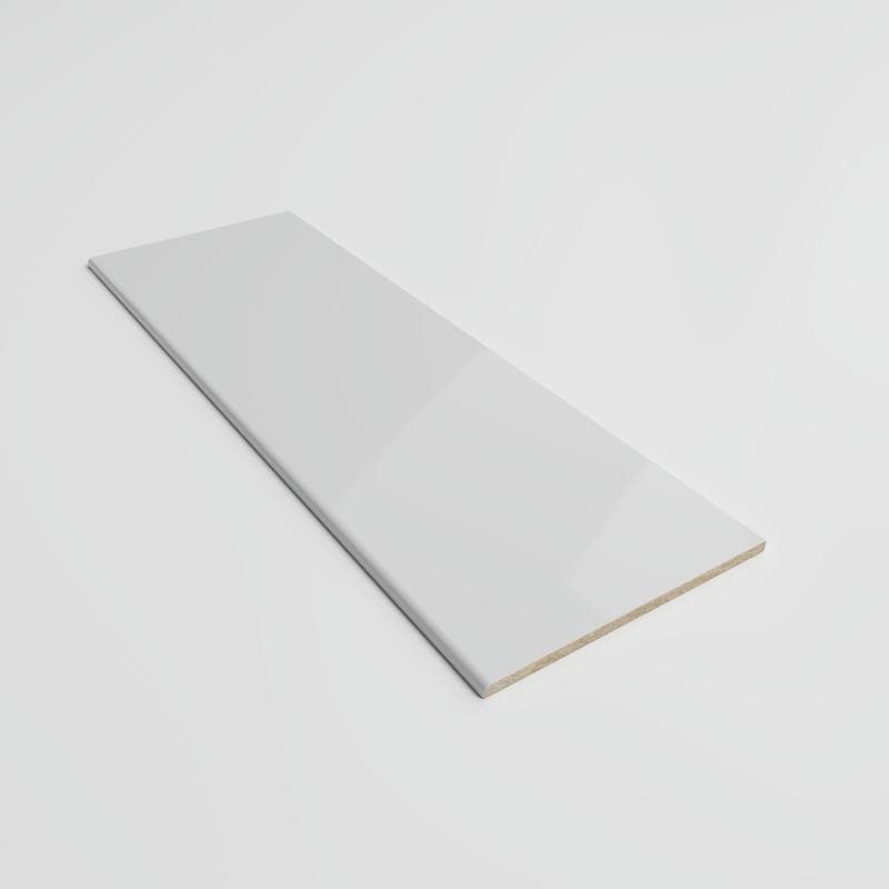 Mood Bright Tender Gray 6x18 Single Bullnose - Image 2