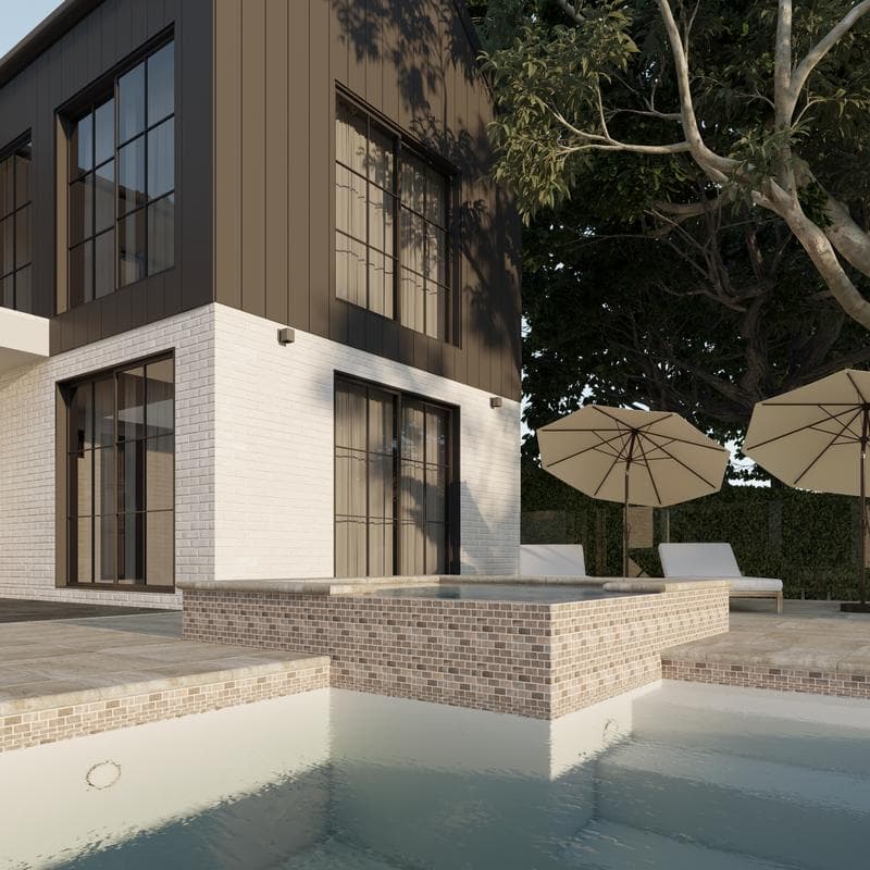 Aquabella Nevada Reno 1x2 Porcelain Mosaic 12"x12" Pool Tile - Image 6