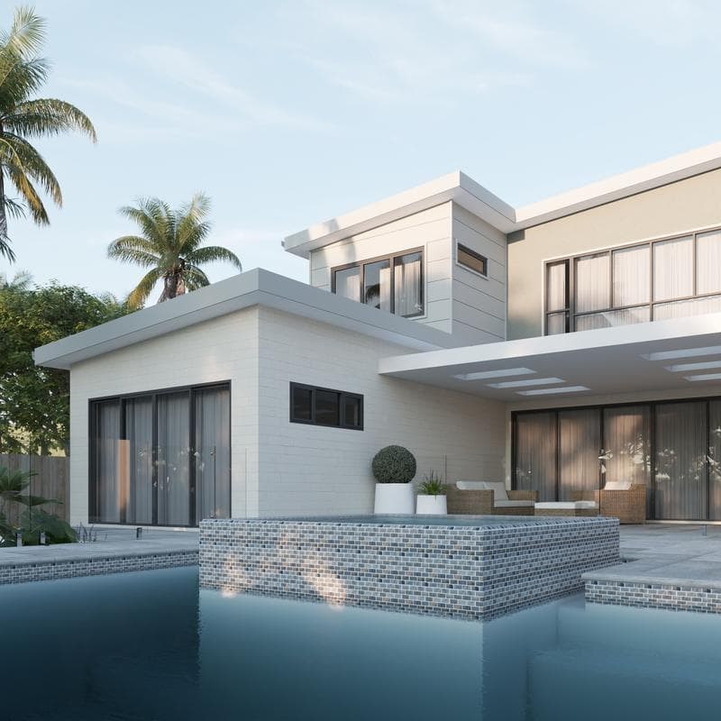 Aquabella Nevada Vegas 1x2 Porcelain Mosaic 12"x12" Pool Tile - Image 8