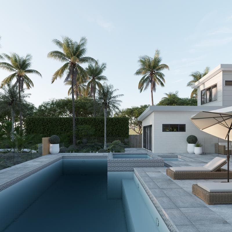 Aquabella Nevada Vegas 1x2 Porcelain Mosaic 12"x12" Pool Tile - Image 3