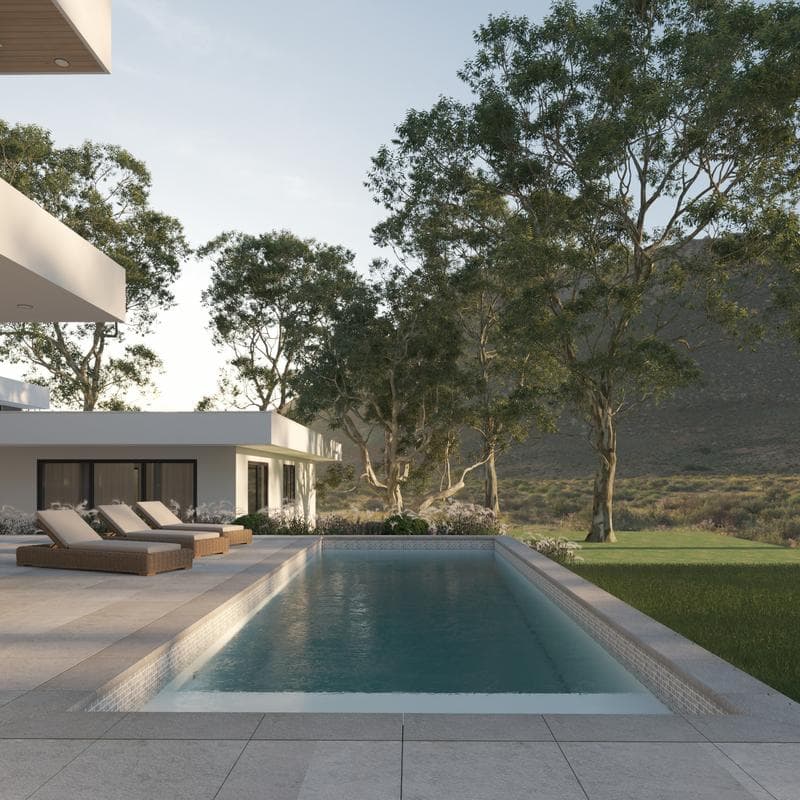 Aquabella Rivers Yukon 1x2 Porcelain Mosaic 12"x12" Pool Tile - Image 4