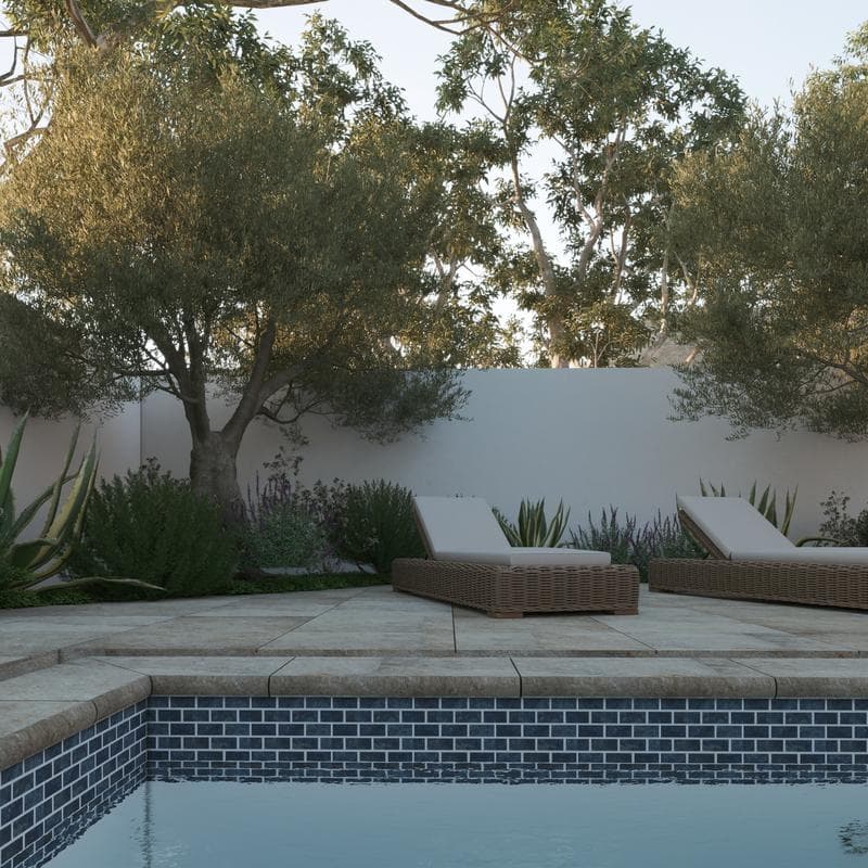 Aquabella Stars Orion 1x2 Porcelain Mosaic 12"x12" Pool Tile - Image 6