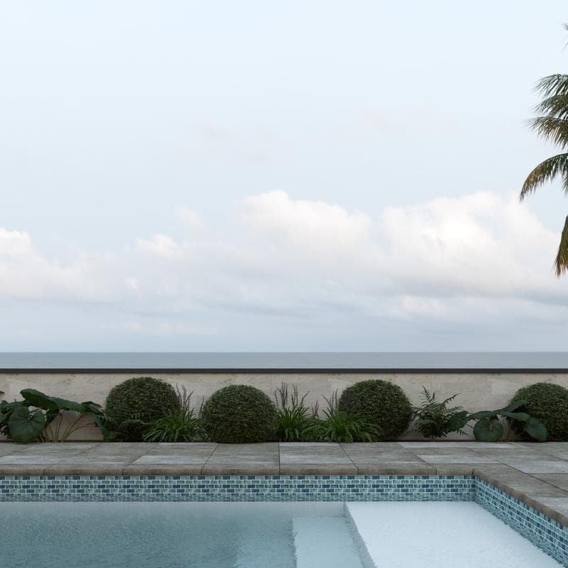 Aquabella Stars Polaris 1x2 Porcelain Mosaic 12"x12" Pool Tile - Image 5