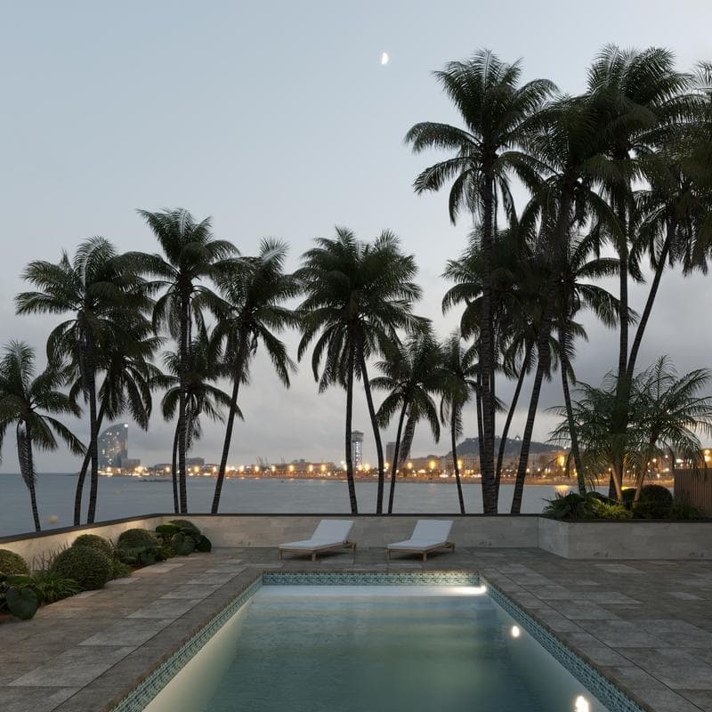 Aquabella Stars Polaris 1x2 Porcelain Mosaic 12"x12" Pool Tile - Image 11