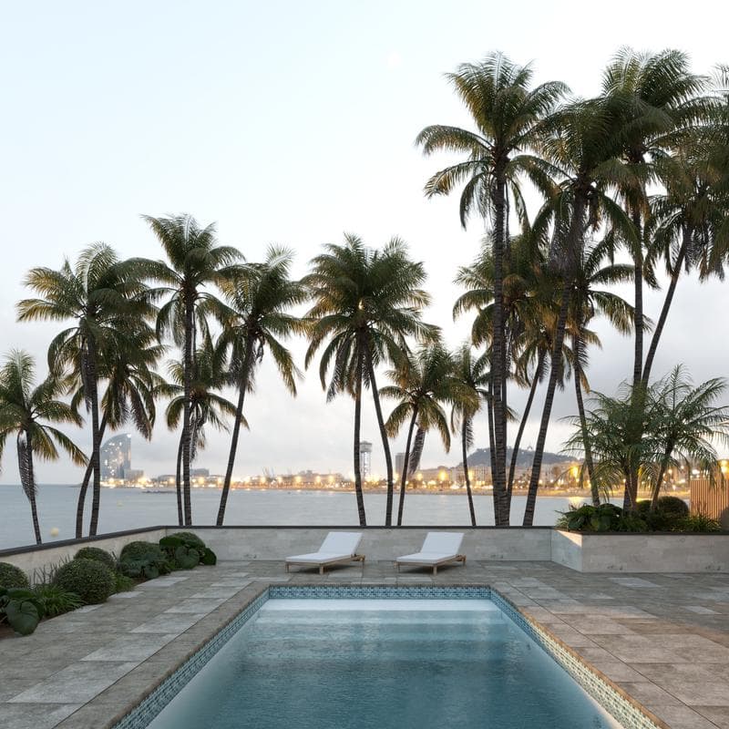 Aquabella Stars Polaris 1x2 Porcelain Mosaic 12"x12" Pool Tile - Image 3