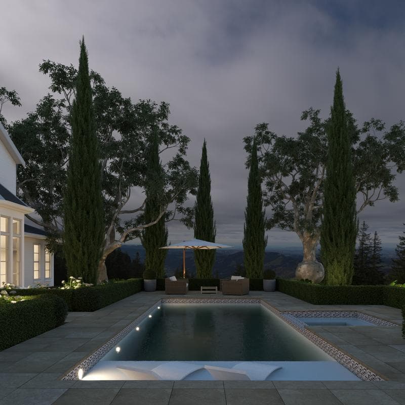 Aquabella Stone Age Straight 1x2 Porcelain Mosaic 12"x12" Pool Tile - Image 10