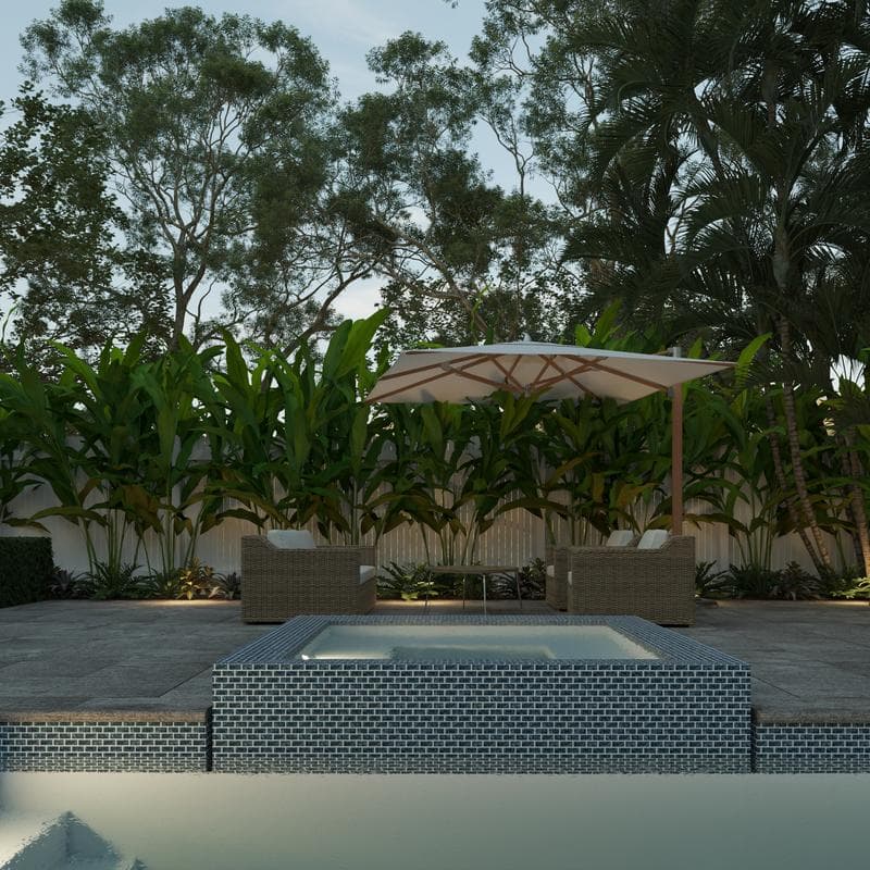 Aquabella Timeless Adventure 1x2 Porcelain Mosaic 12"x12" Pool Tile - Image 13