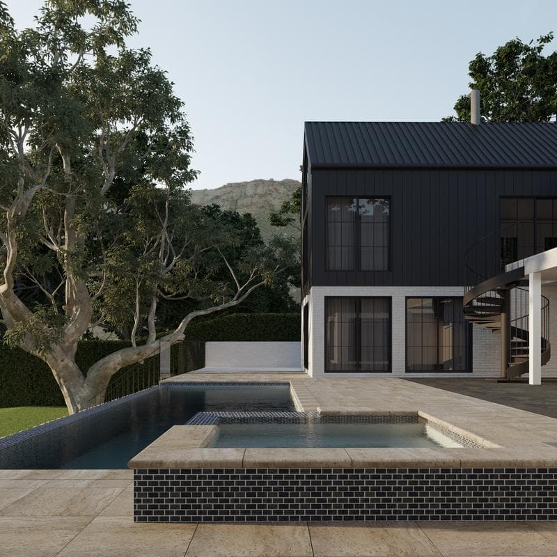 Aquabella Venetian Realto 1x2 Porcelain Mosaic 12"x12" Pool Tile - Image 2