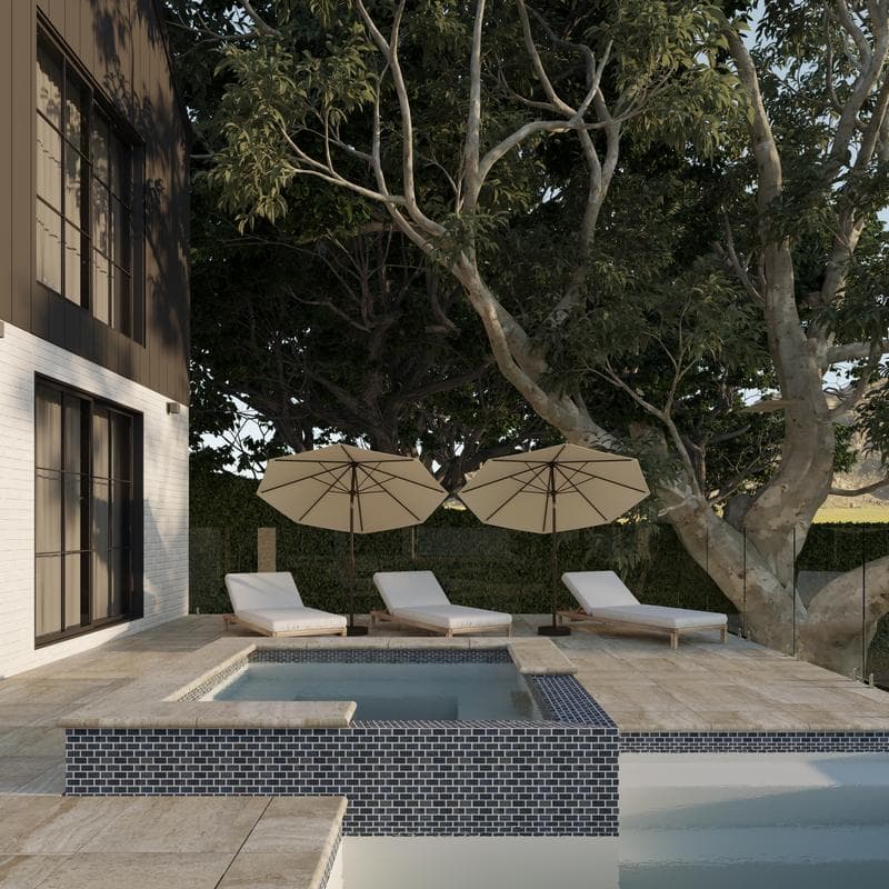 Aquabella Venetian Realto 1x2 Porcelain Mosaic 12"x12" Pool Tile - Image 3