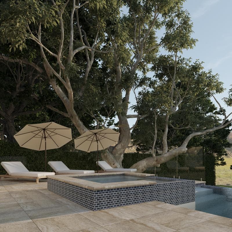 Aquabella Venetian Realto 1x2 Porcelain Mosaic 12"x12" Pool Tile - Image 8