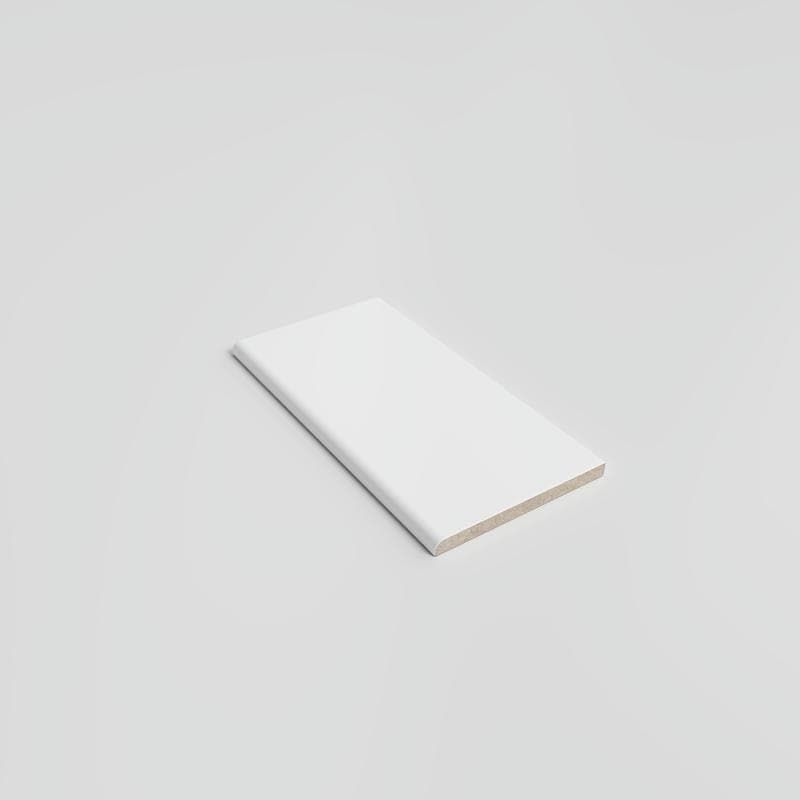 Mood Matte White Ice 3x6 Single Bullnose - Image 2