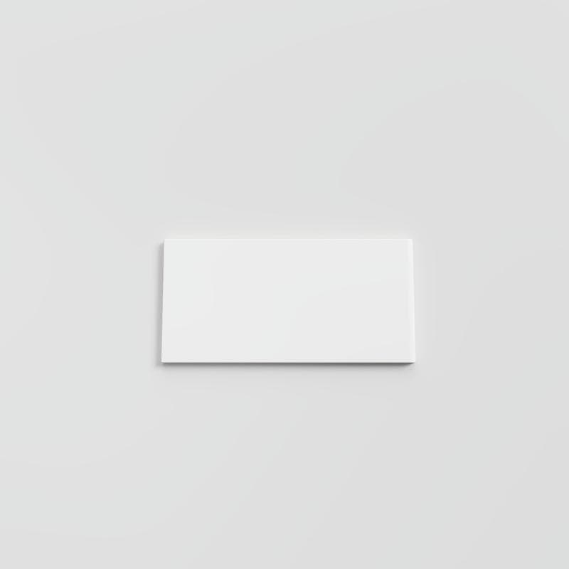 Mood Matte White Ice 3x6 Single Bullnose (Short Side 3") - Image 1