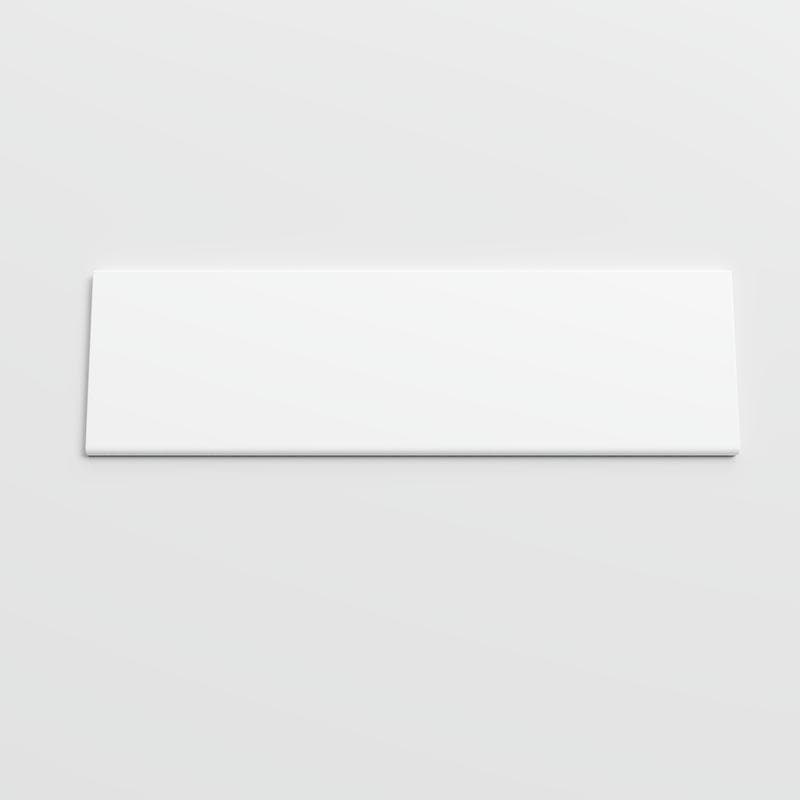 Mood Matte White Ice 4-1/4 x 16 Single Bullnose - Image 1