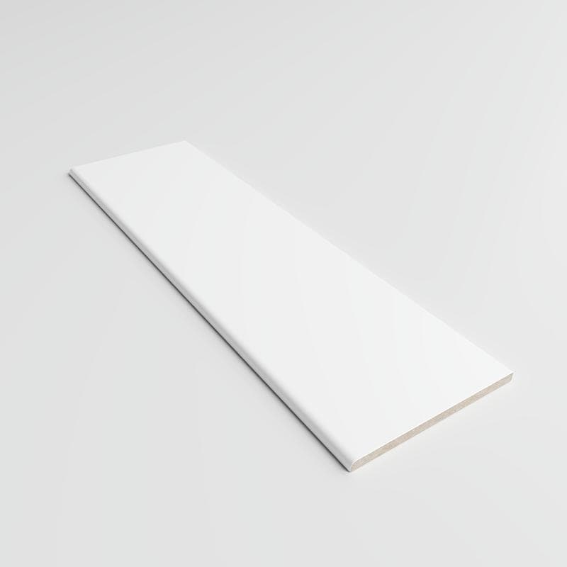 Mood Matte White Ice 4-1/4 x 16 Single Bullnose - Image 2