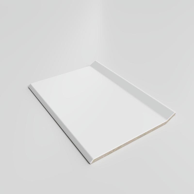 Mood Matte White Ice 4x6 Cove - Round Top - Image 2