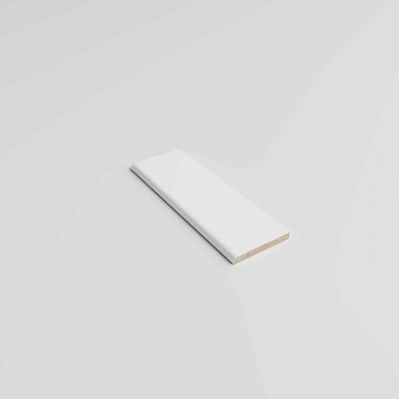 Mood Bright White Ice 2x6 Single Bullnose - Image 2
