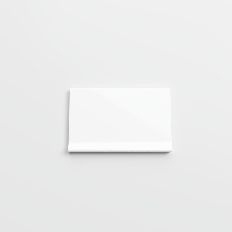 Mood Bright White Ice 3 3/4 x 6 LC Corner - Image 1