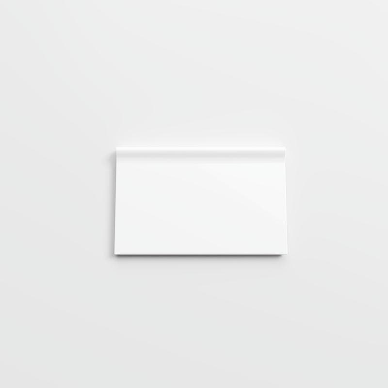 Mood Bright White Ice 3 3/4 x 6 RC Corner - Image 1