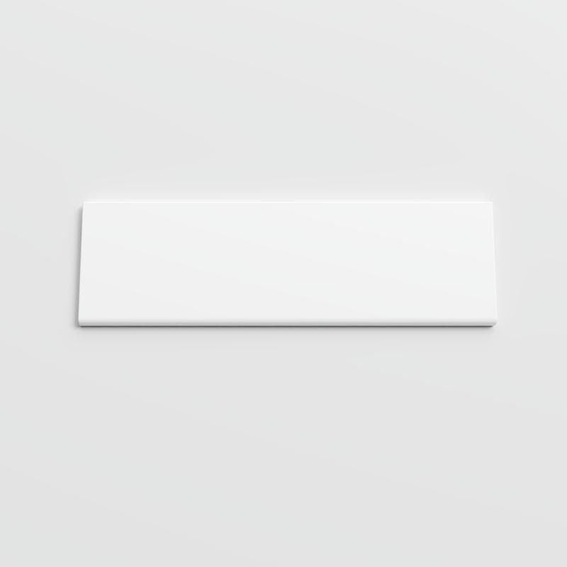Mood Bright White Ice 3x9.5 Single Bullnose - Image 1