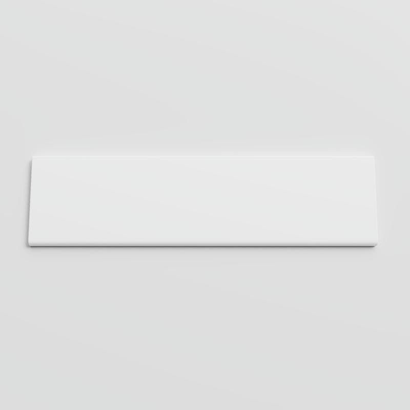Mood Bright White Ice 3x12 Single Bullnose - Image 1