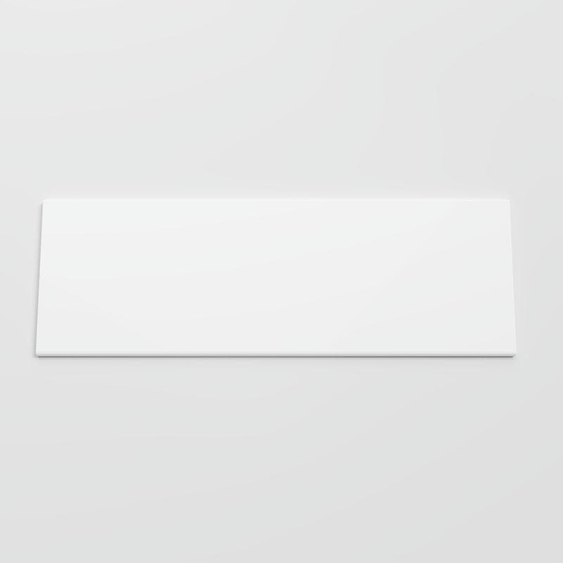 Mood Bright White Ice 6x18 Single Bullnose - Image 1