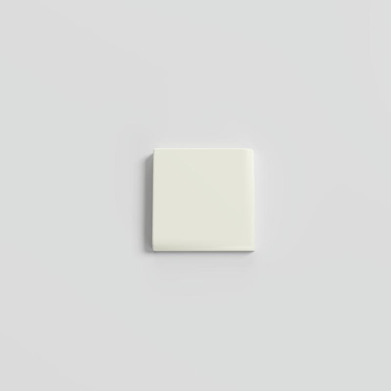 Mood Matte Biscuit 2x2 Single Bullnose Corner - Image 1