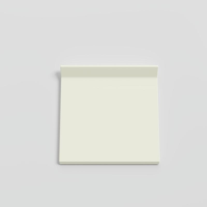 Mood Matte Biscuit 4-1/4 x 4-1/4 Cove - Flat Top - Image 1