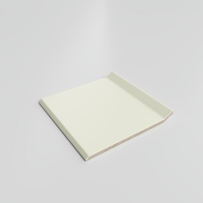 Mood Matte Biscuit 4-1/4 x 4-1/4 Cove - Flat Top - Image 2