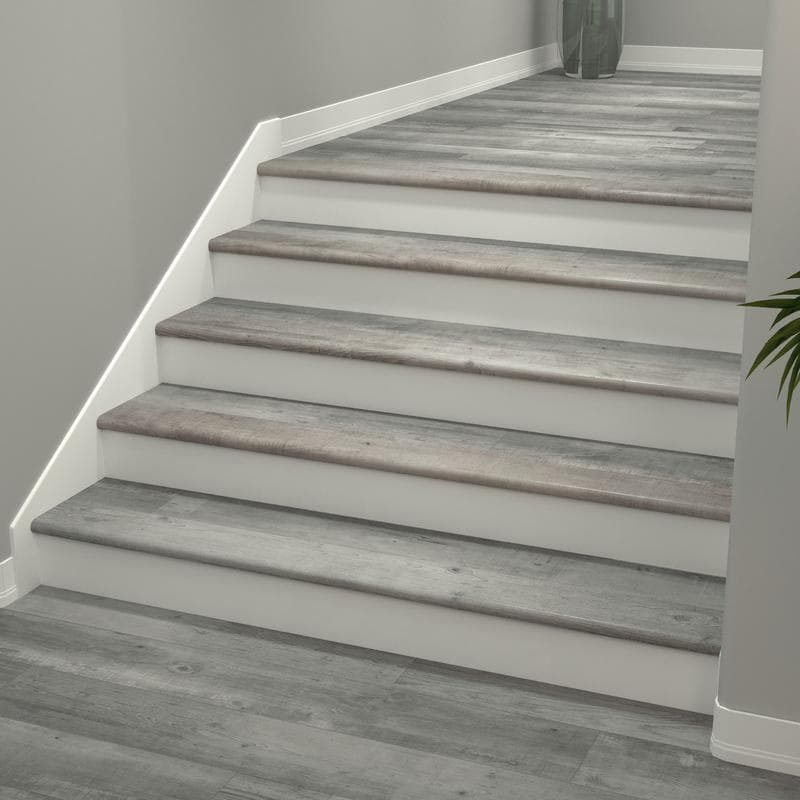 Gray Ash Cali Vinyl Stair Nosing Overlap Select - Image 2