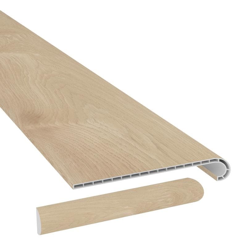 Sandstone Wash Laguna Vinyl Stair Tread w/ Cap - Image 1