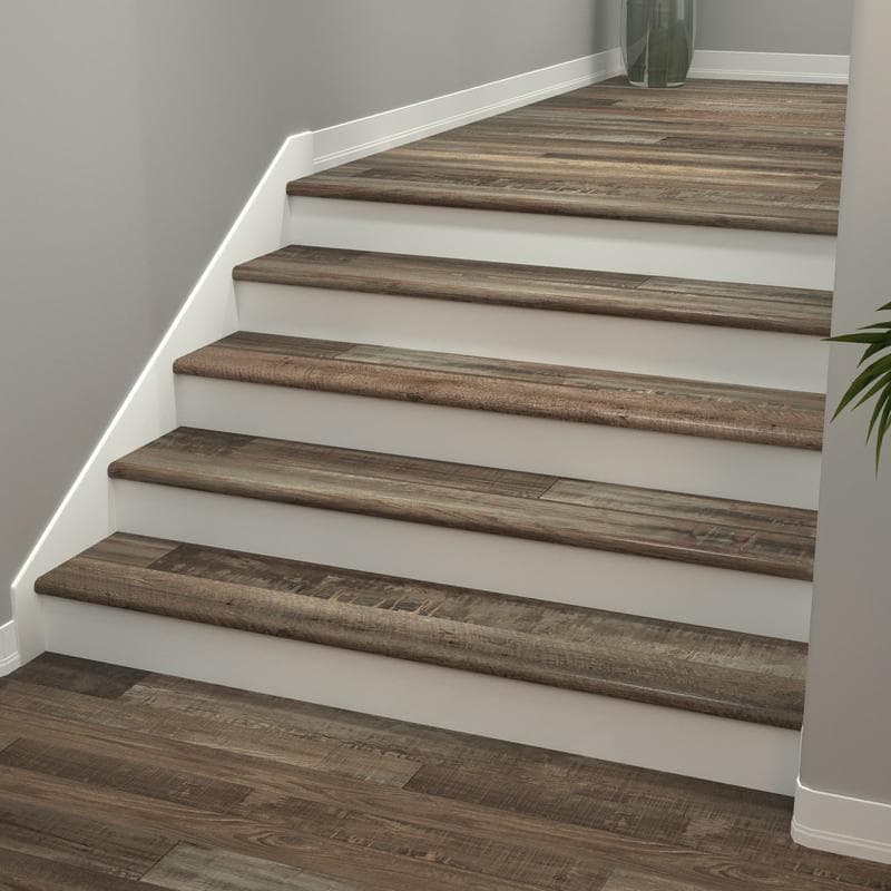 Redefined Pine Cali Vinyl Stair Nosing Overlap Select - Image 2